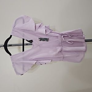 5 for $15!! NWT Streetwear Society Sz Small Lavender Purple Sheer Blouse Top